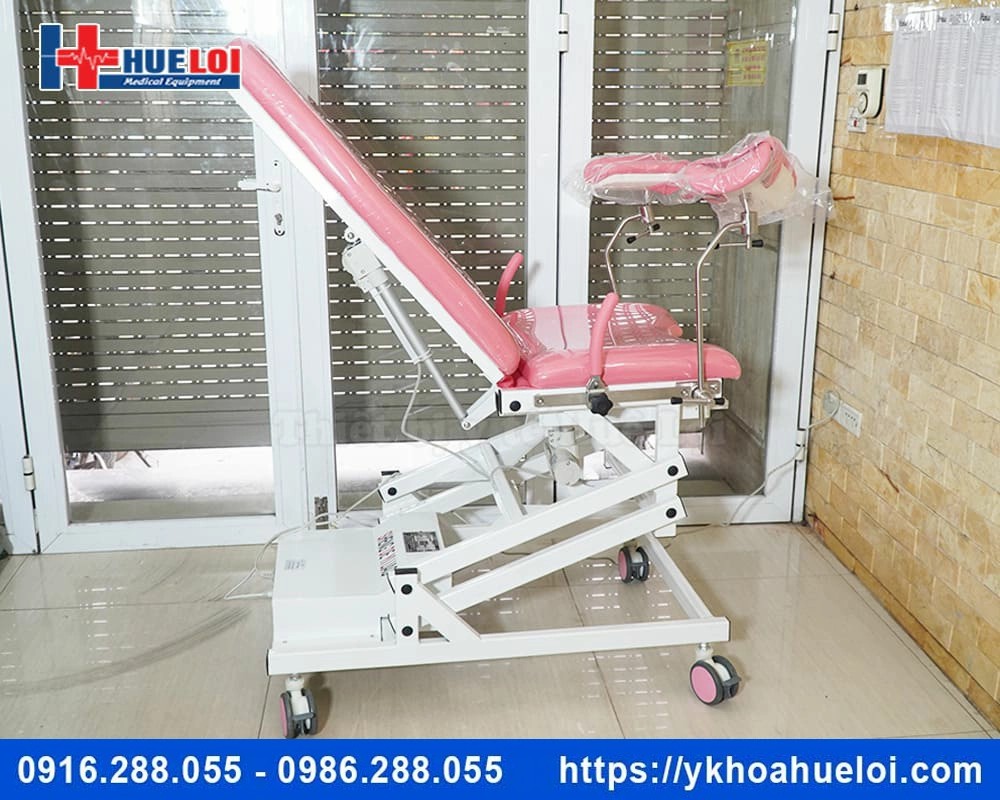 Bàn khám sản phụ khoa bằng điện