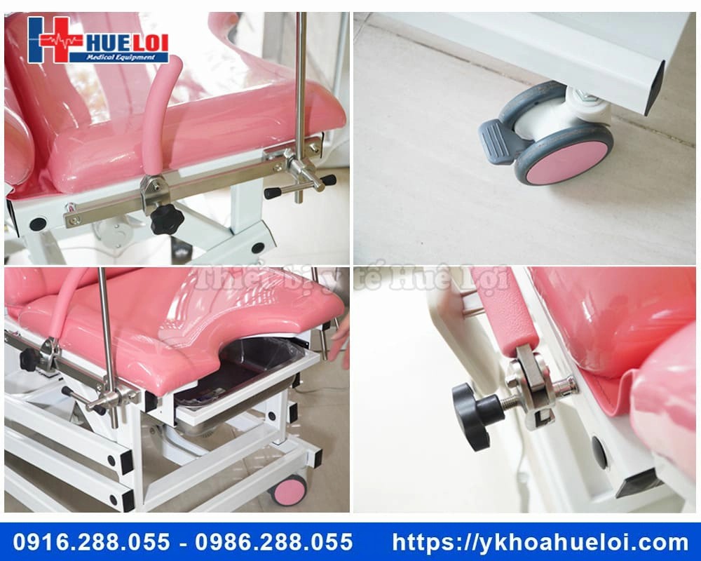Bàn khám sản phụ khoa điều khiển điện