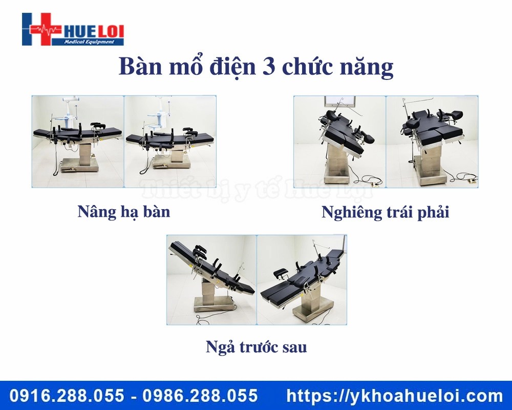 Bàn mổ bằng điện đa năng