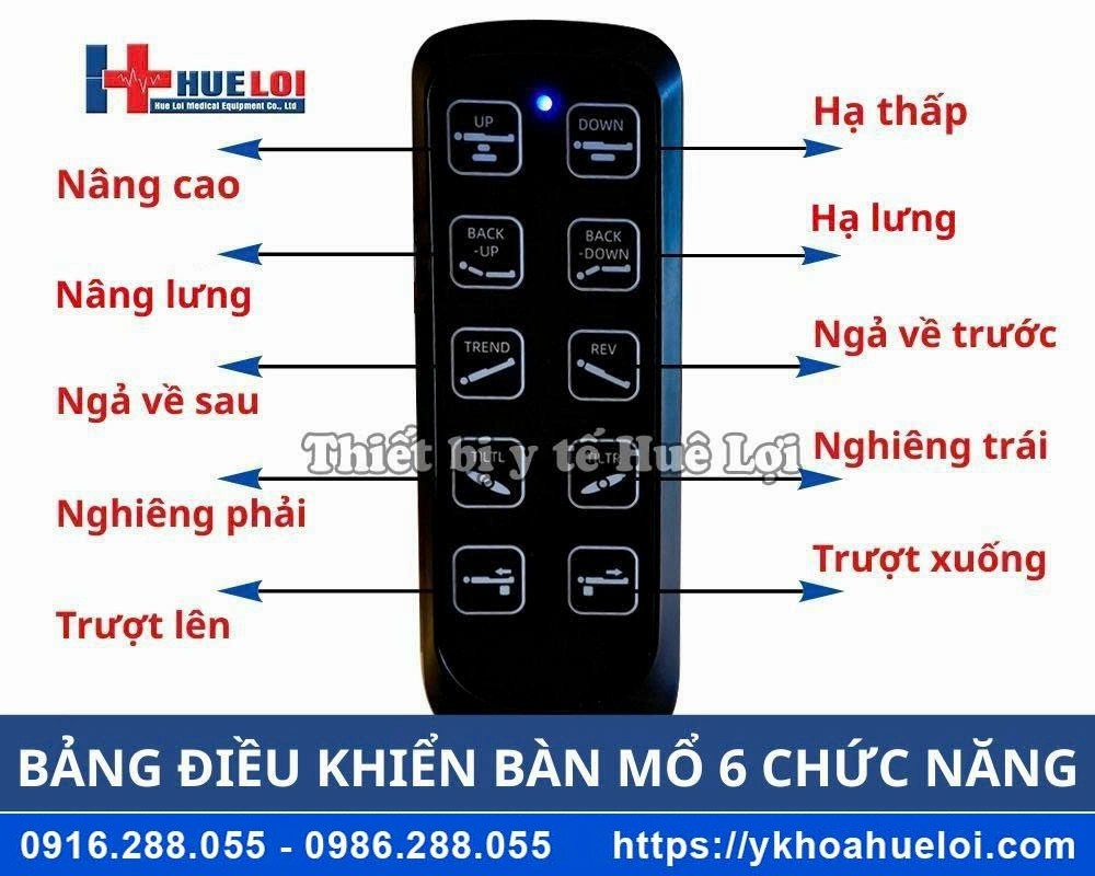 Bàn mổ bằng điện đa chức năng cao cấp