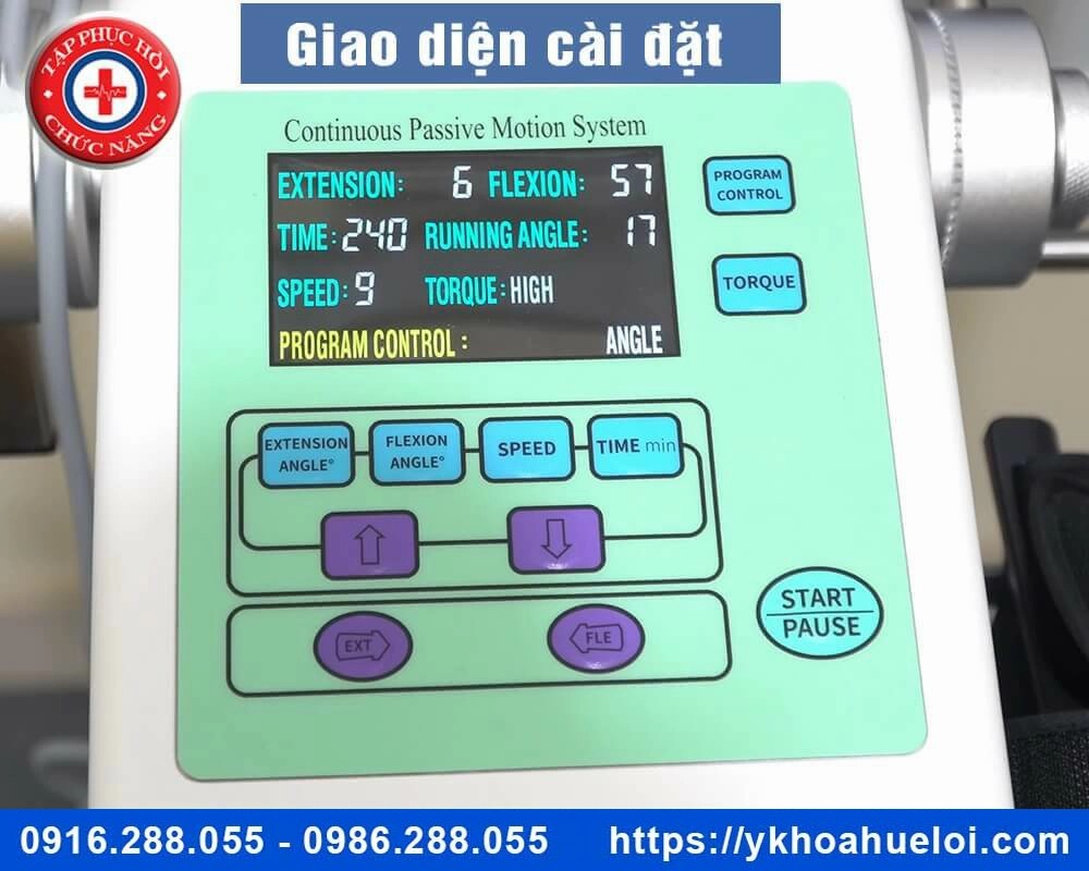 máy cpm khớp cổ chân