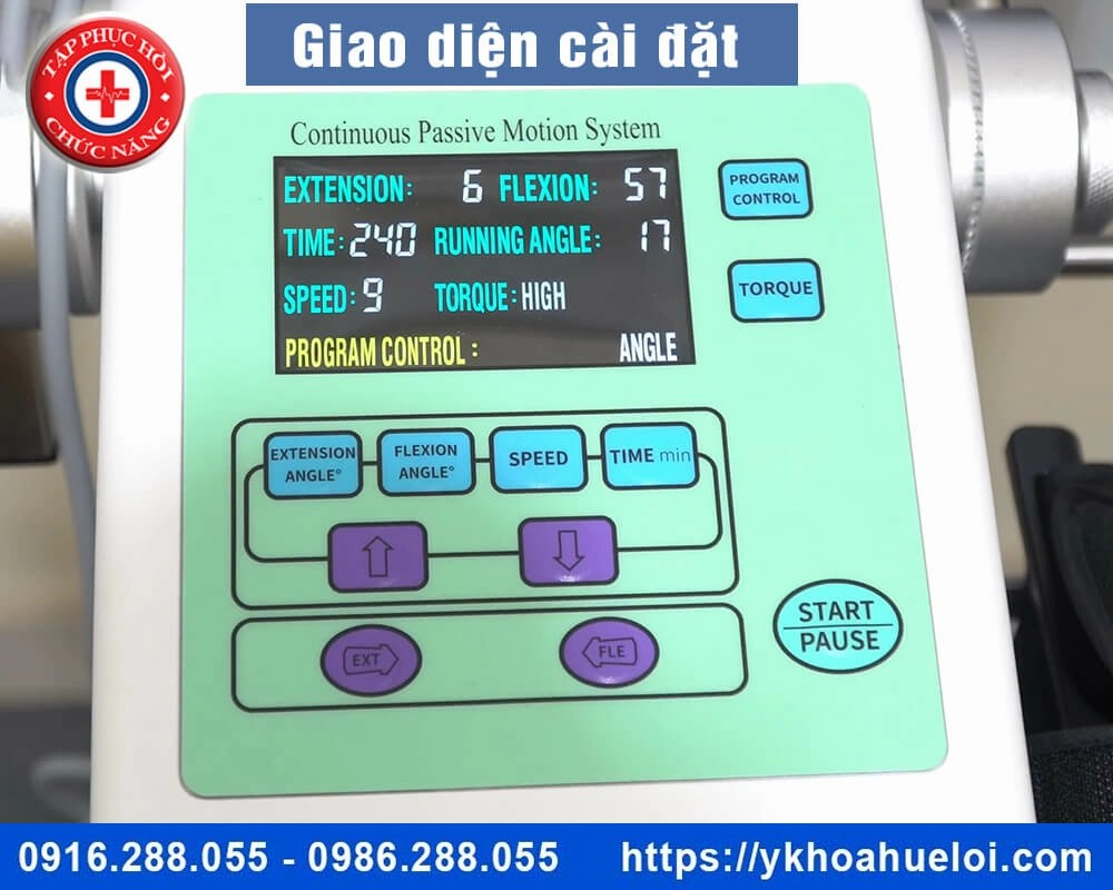 máy cpm tập khớp vai khớp khuỷu