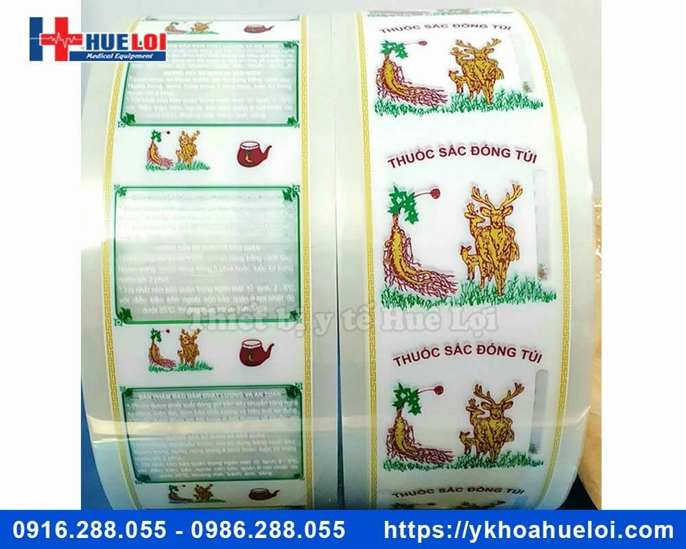 Cuộn màng đóng túi thuốc sắc Đông y