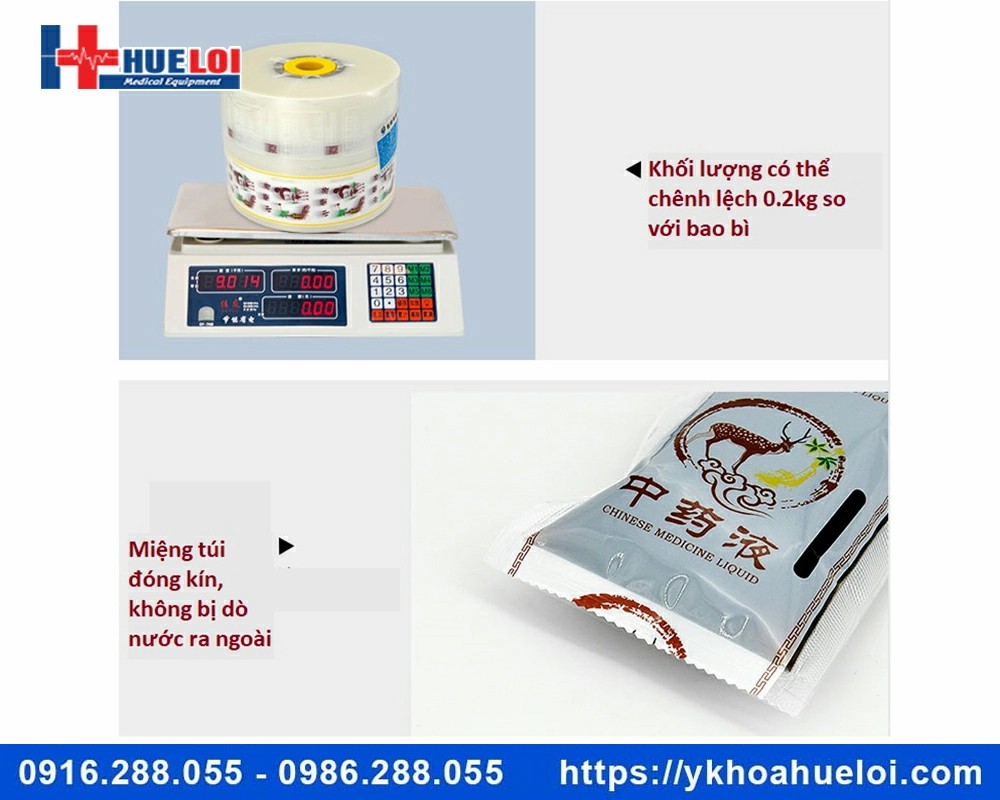 Cuộn túi đóng gói thuốc sắc