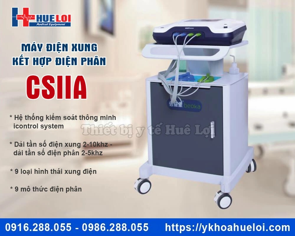 Máy điện xung kết hợp điện phân CSIIA