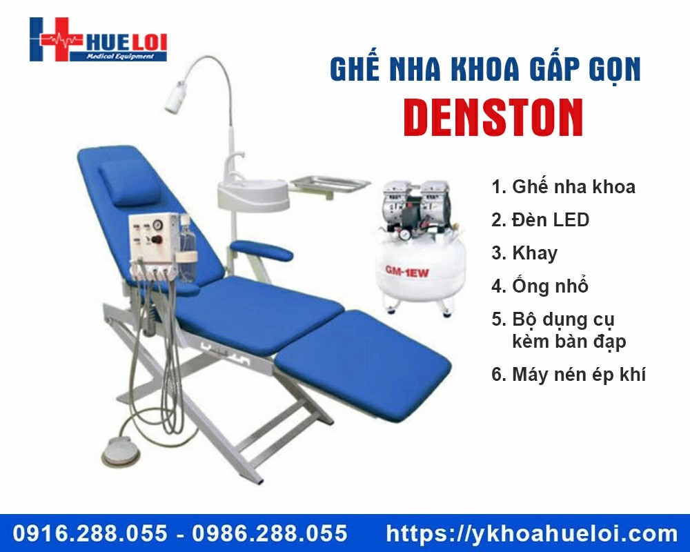 Ghế nha khoa gấp gọn DENSTON