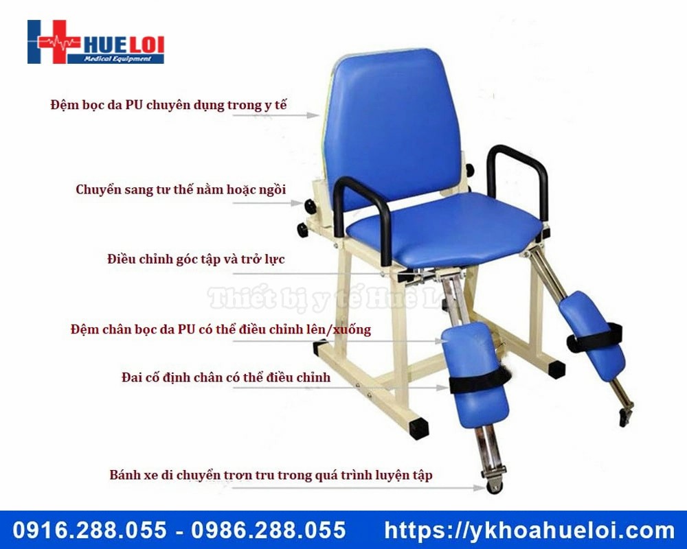 Ghế tập phục hồi chức năng khớp háng