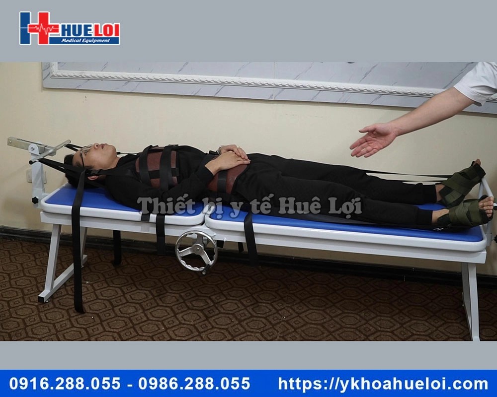 Giường kéo giãn cột sống lưng và cổ