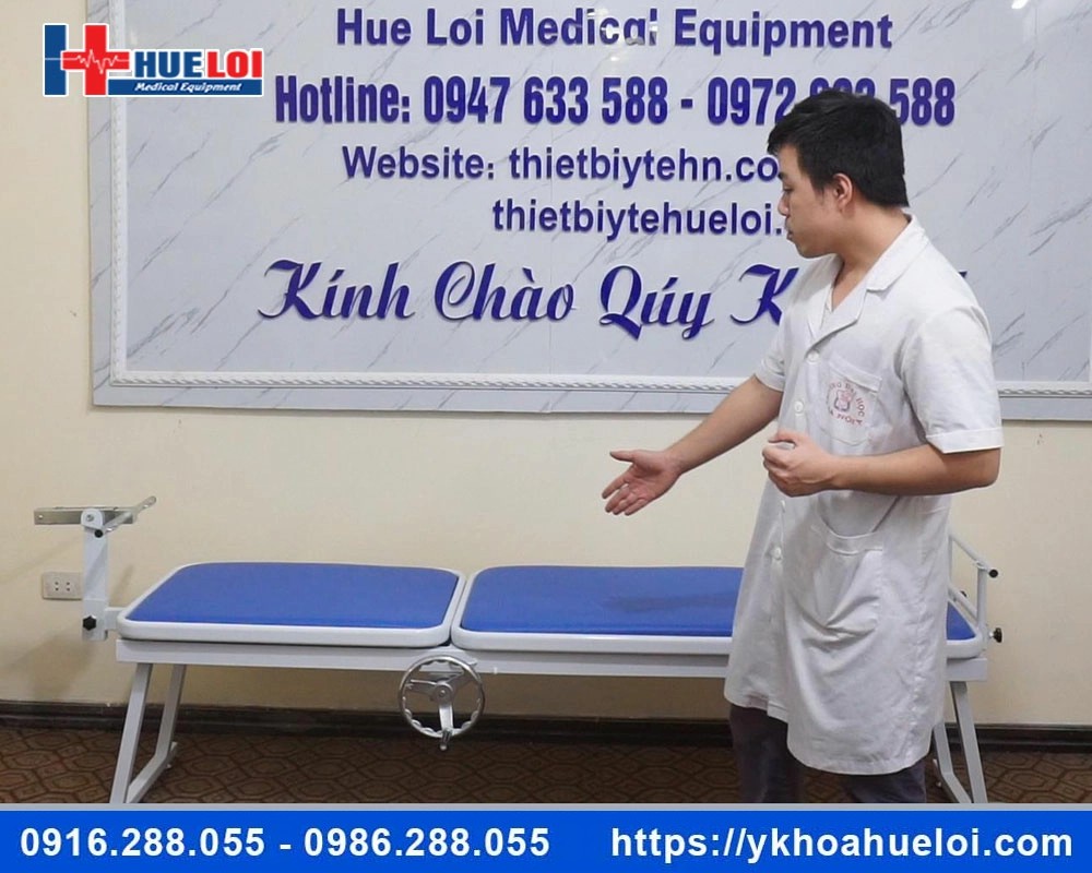 Giường kéo giãn cột sống lưng và cổ