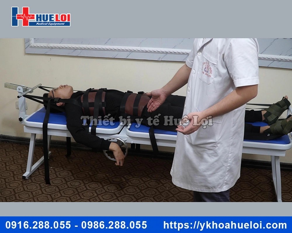 Giường kéo giãn cột sống lưng và cổ