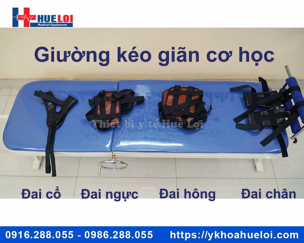 Giường kéo giãn cột sống lưng và cổ