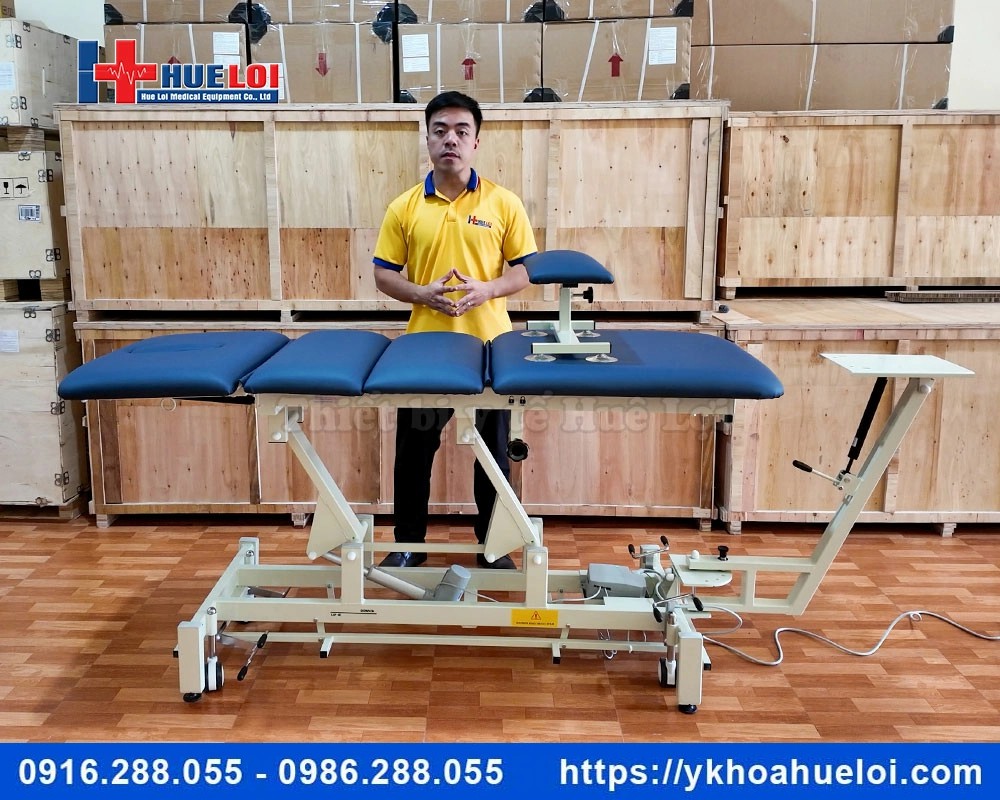 Giường kéo giãn cột sống cao cấp CY-C101F