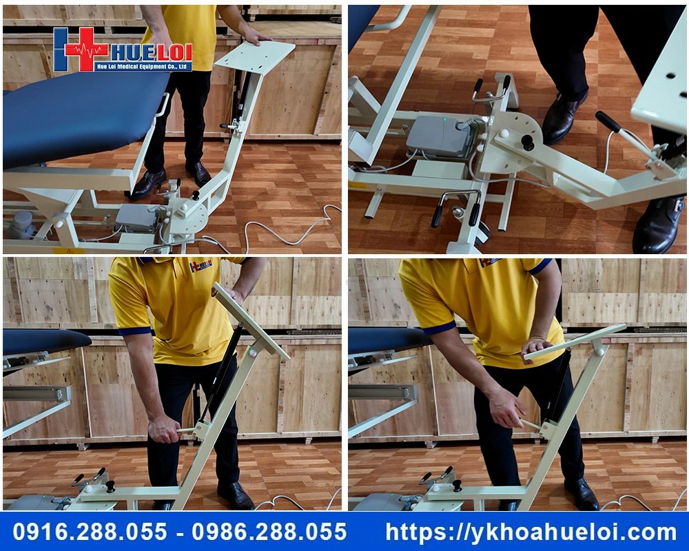 Giường kéo giãn cột sống cao cấp CY-C101F