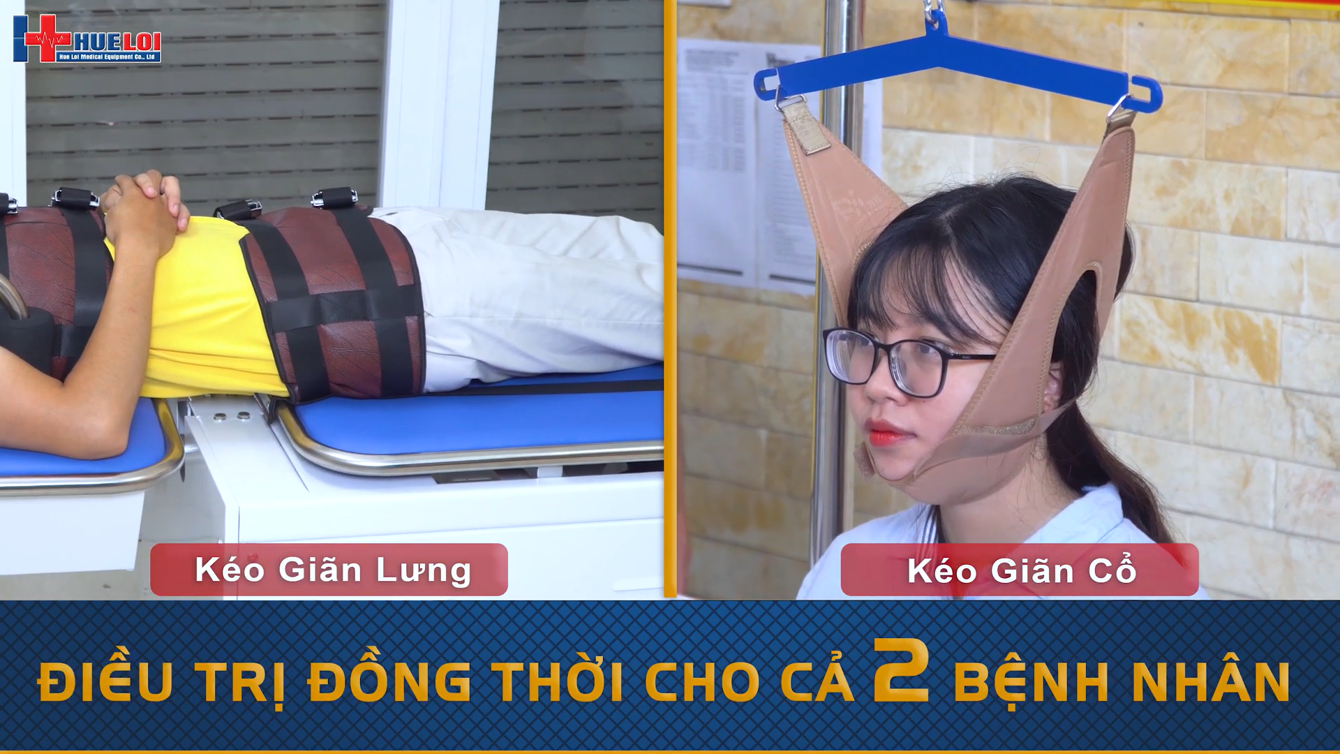 Giường kéo giãn cột sống bằng điện YP-2009B