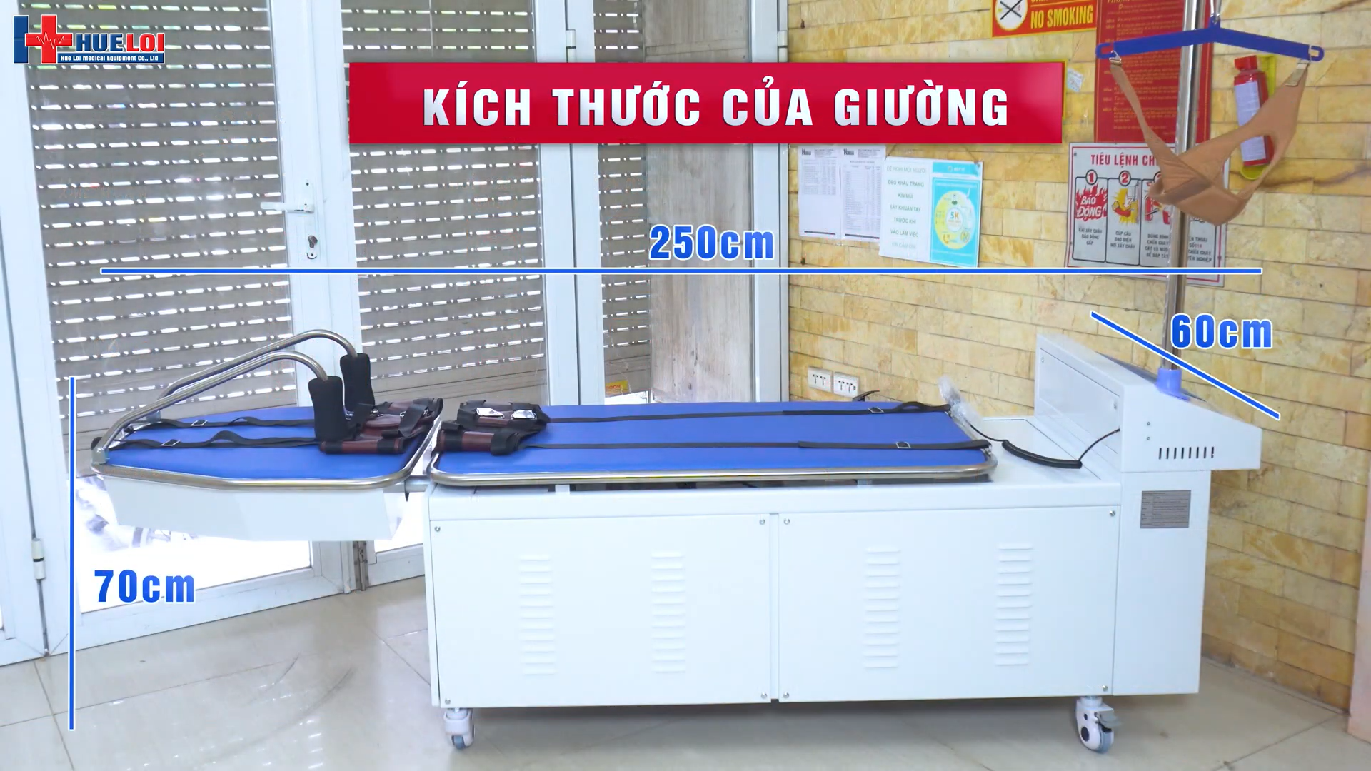 Giường kéo giãn cột sống bằng điện YP-2009B