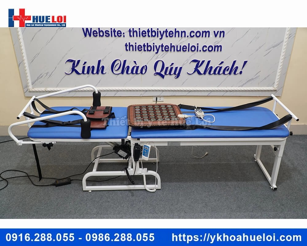 Giường kéo giãn cột sống lưng cổ bằng điện YP-2009K1
