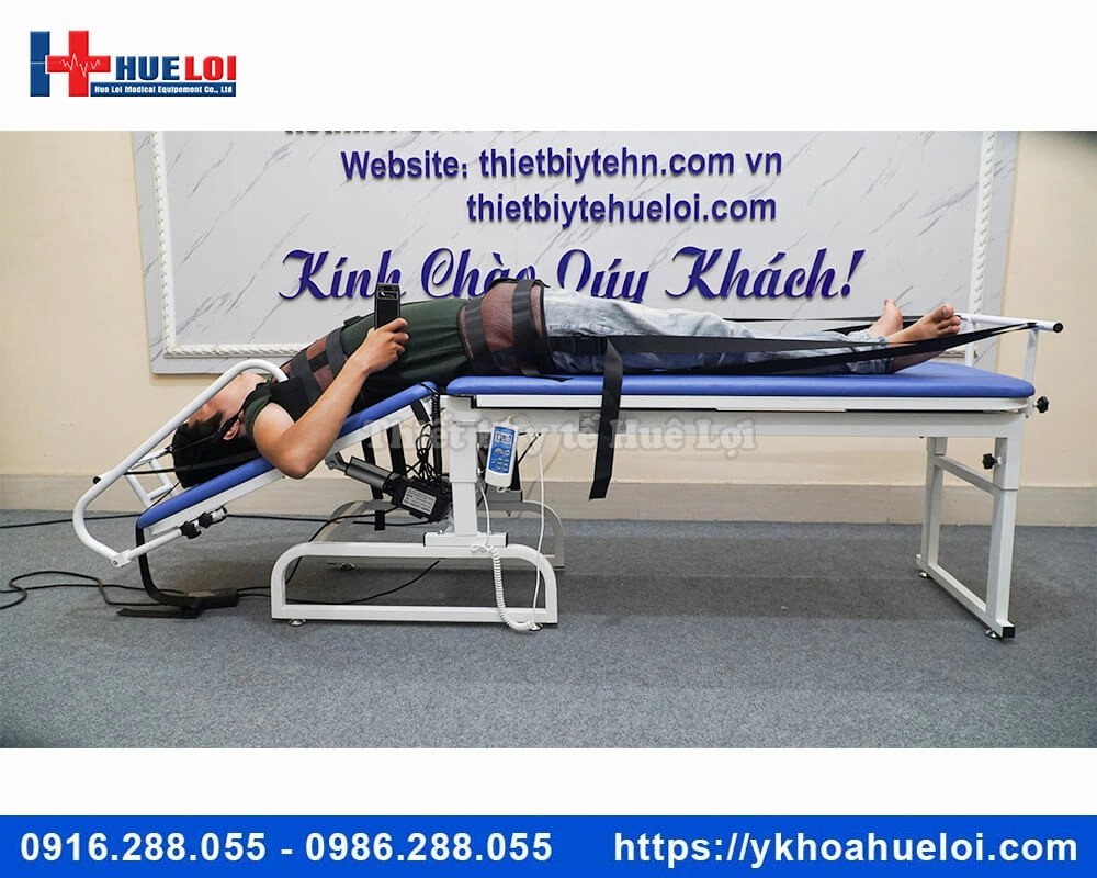 Giường kéo giãn cột sống lưng cổ bằng điện YP-2009K1
