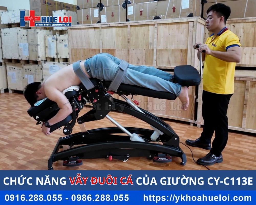 Giường nắn chỉnh cột sống toàn thân cao cấp CY-C113E