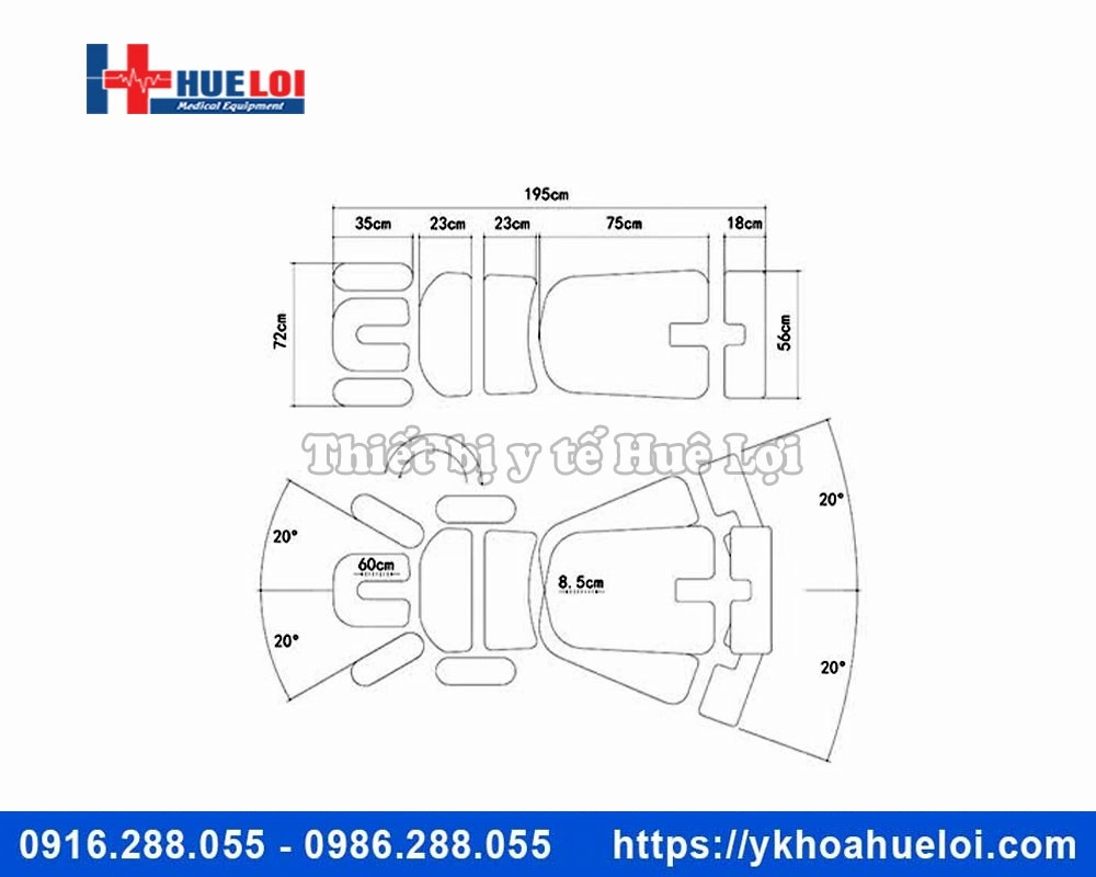 giường nắn chỉnh cột sống cao cấp EL07