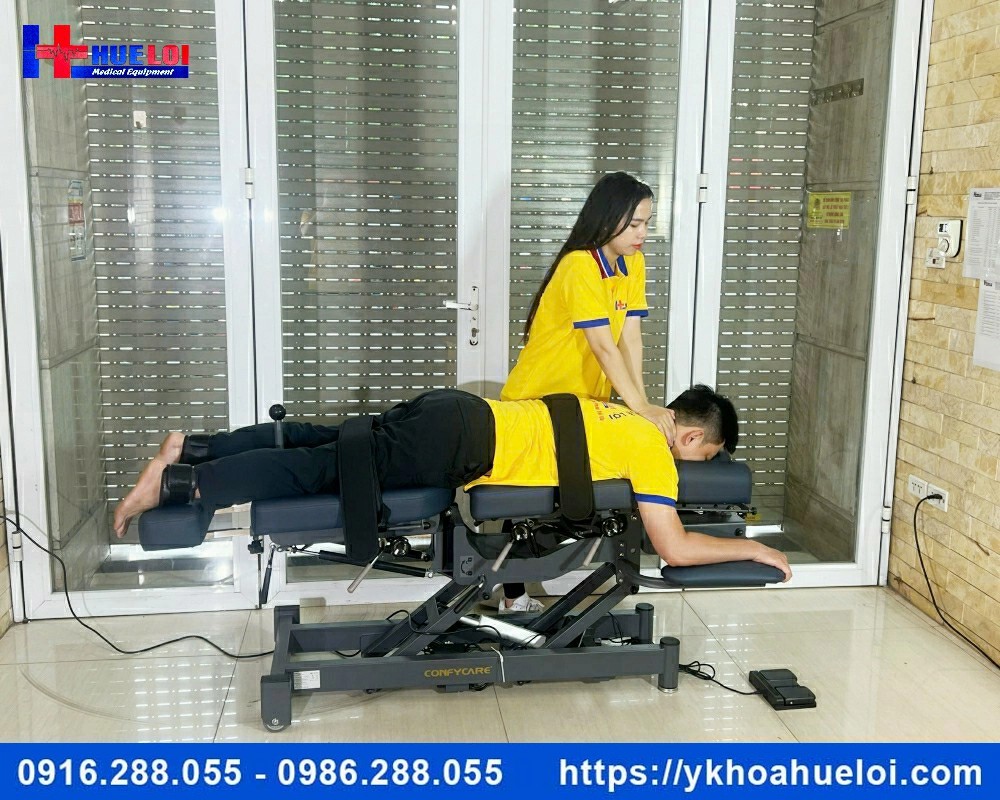 Giường nắn chỉnh cột sống kết hợp kéo giãn EL07B