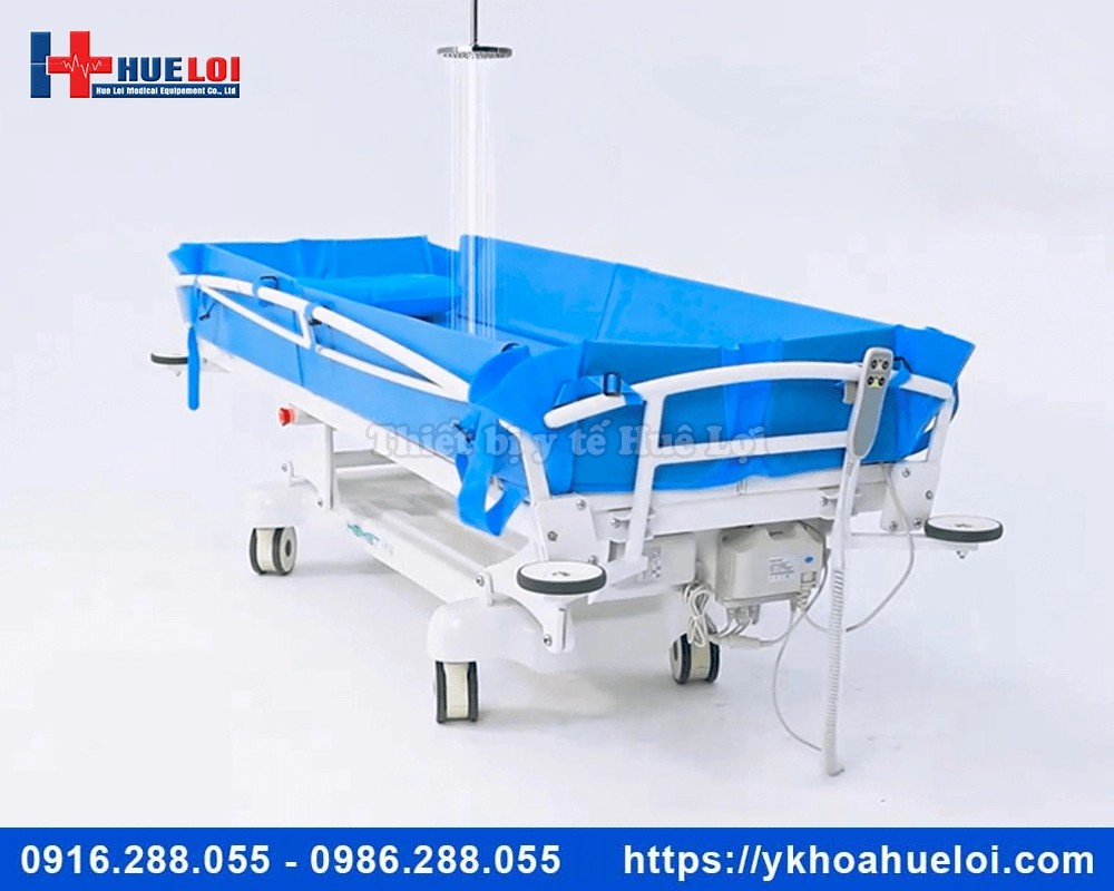 Giường tắm cho bệnh nhân nằm tại chỗ