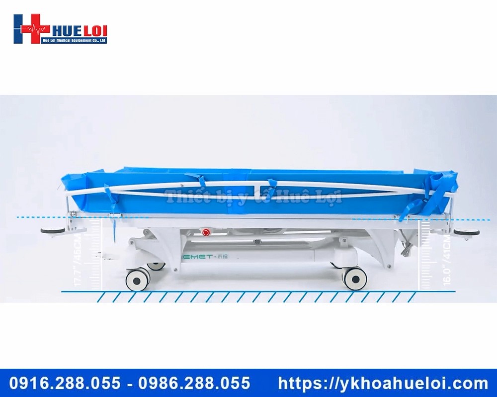Giường tắm cho bệnh nhân nằm tại chỗ