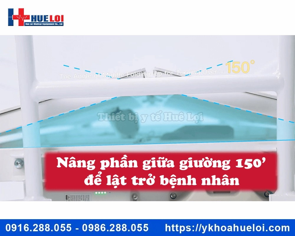 Giường tắm cho bệnh nhân nằm tại chỗ