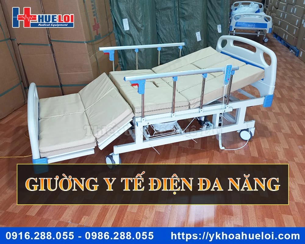Giường y tế đa năng điều khiển điện