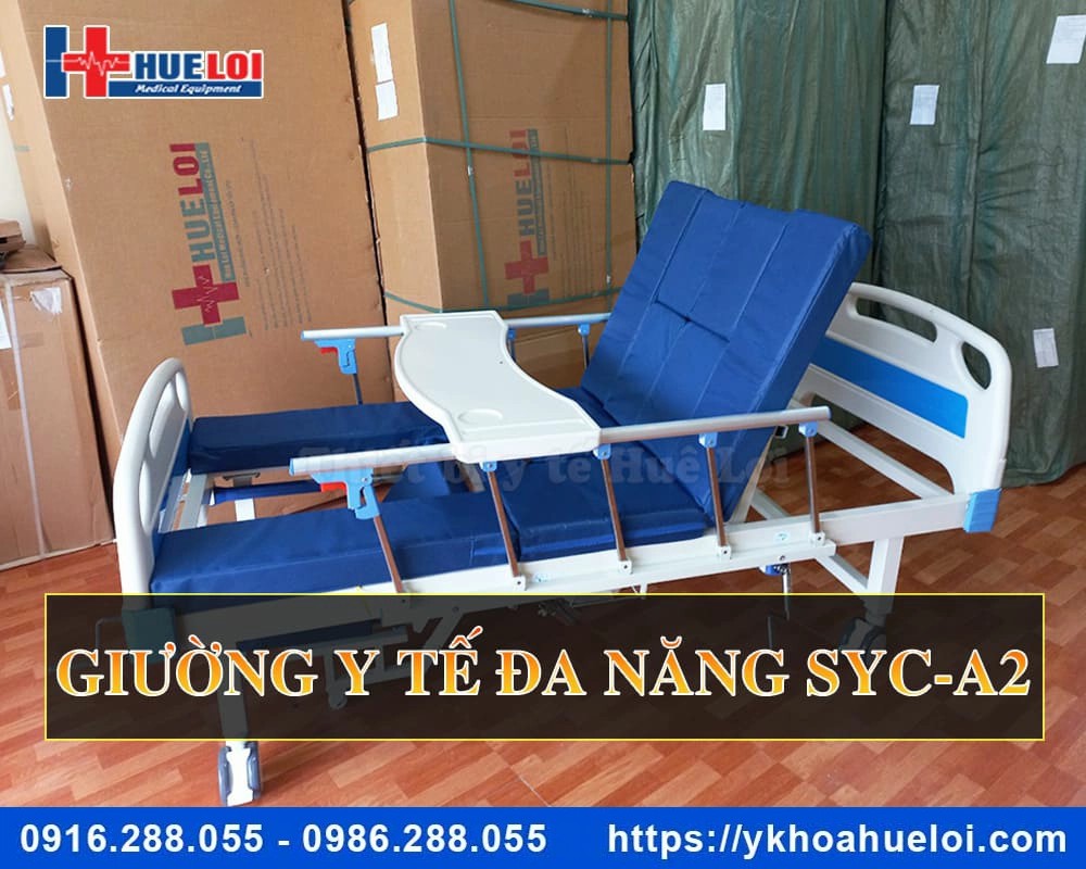 Giường y tế đa năng hạ chân nhỏ