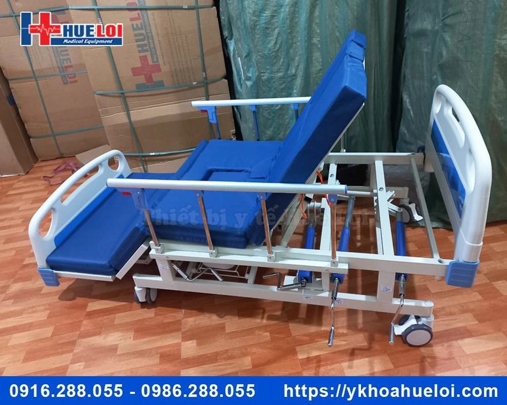Giường y tế đa năng hạ chân to