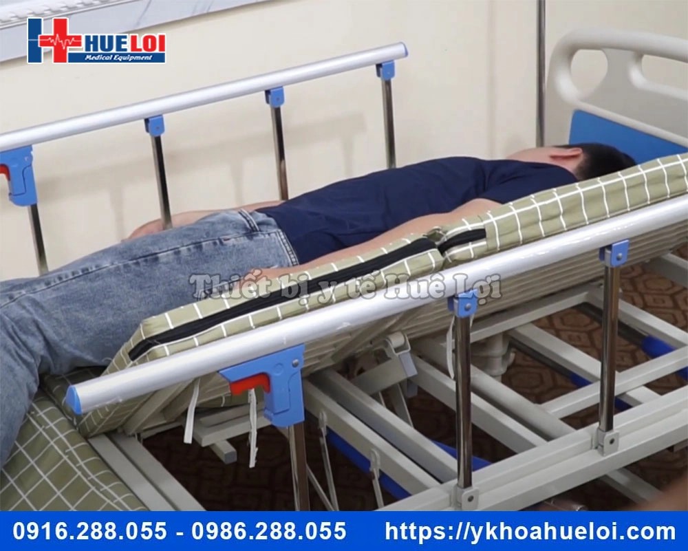 Giường y tế đa năng hạ chân to