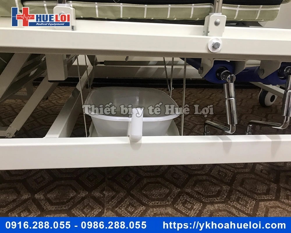 Giường y tế đa năng hạ chân góc nhỏ