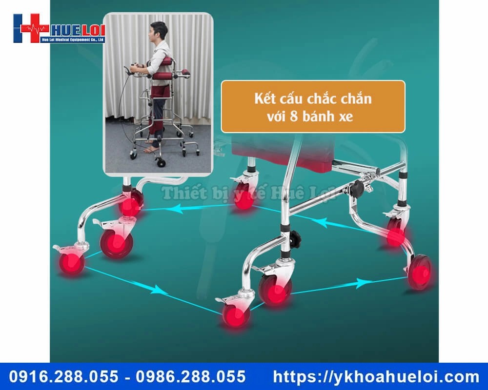 Khung tập đứng tập đi cho người tai biến