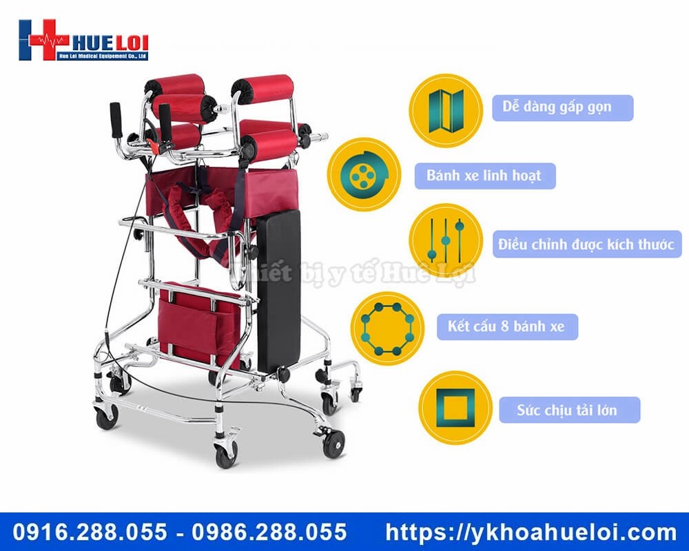 Khung tập đứng tập đi cho người tai biến