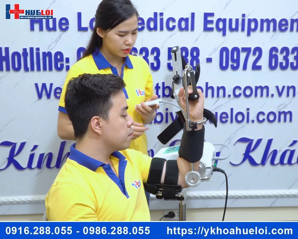 Máy CPM tập vận động khớp vai - khớp khuỷu