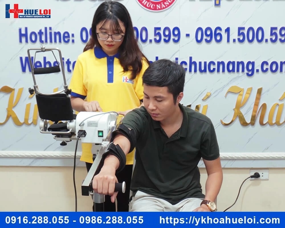 Máy CPM tập vận động khớp vai - khớp khuỷu