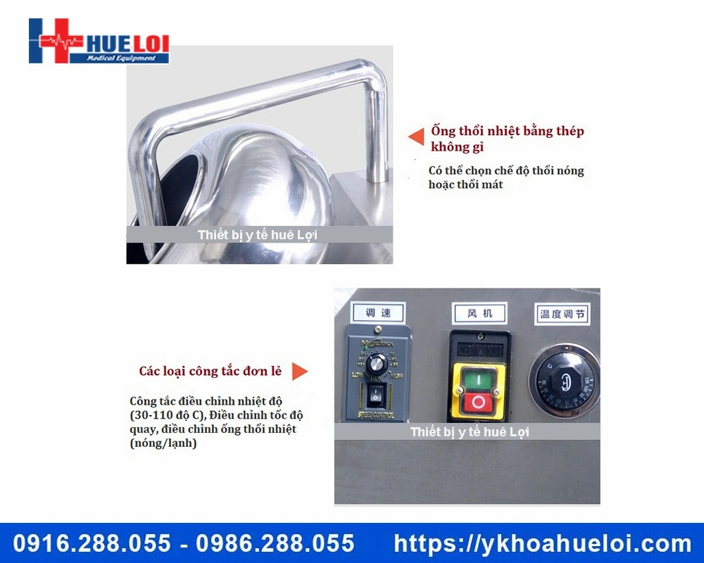 Máy bao viên và đánh bóng viên hoàn tự động
