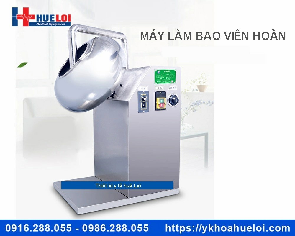 Máy bao viên và đánh bóng viên hoàn tự động