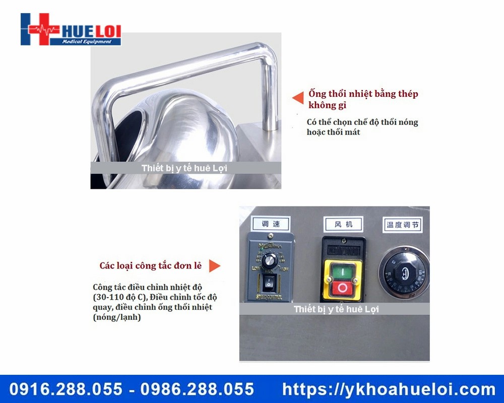 Máy bao viên và đánh bóng viên hoàn tự động