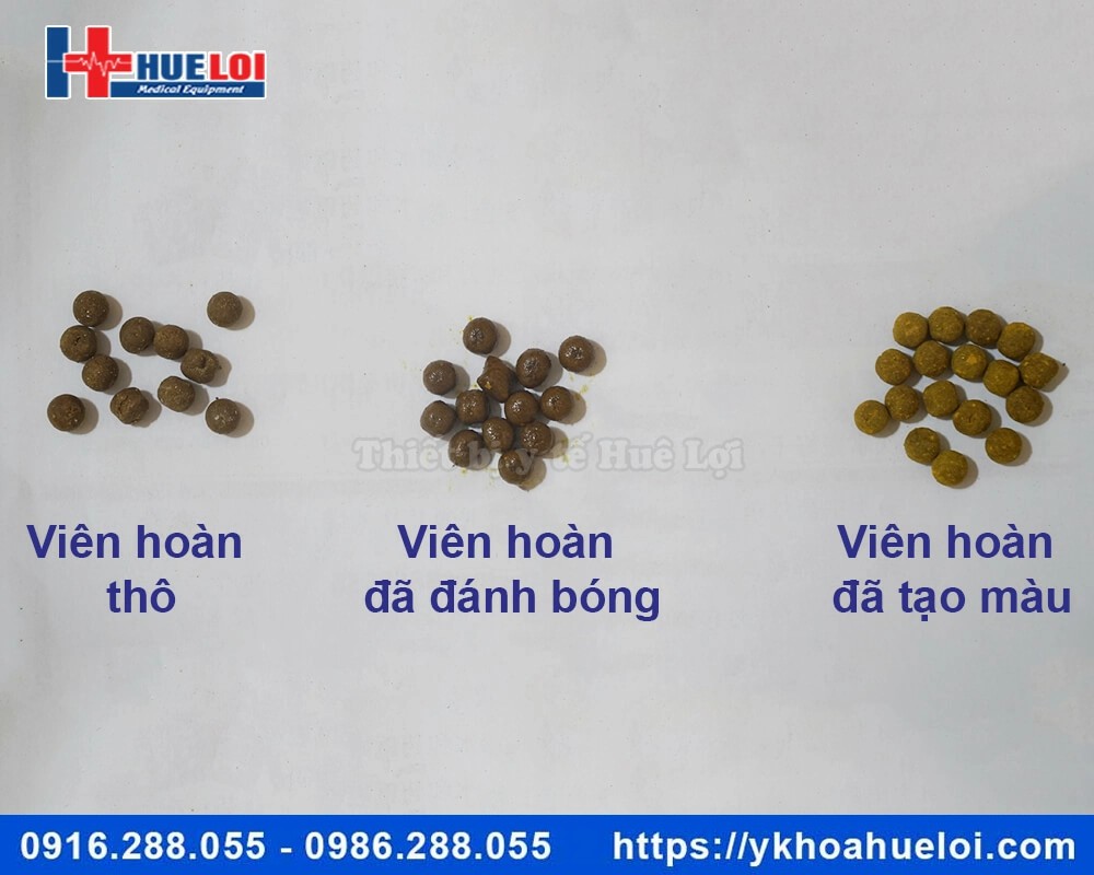 Máy bao viên và đánh bóng viên hoàn tự động