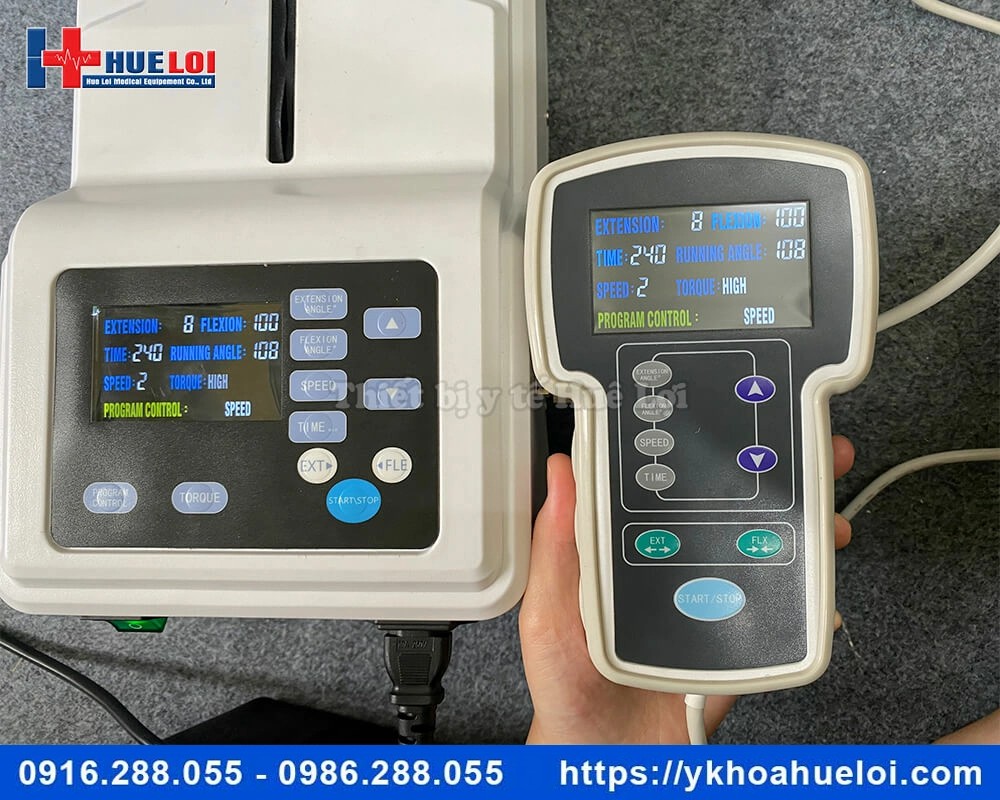 Máy CPM tập thụ động khớp gối trẻ em