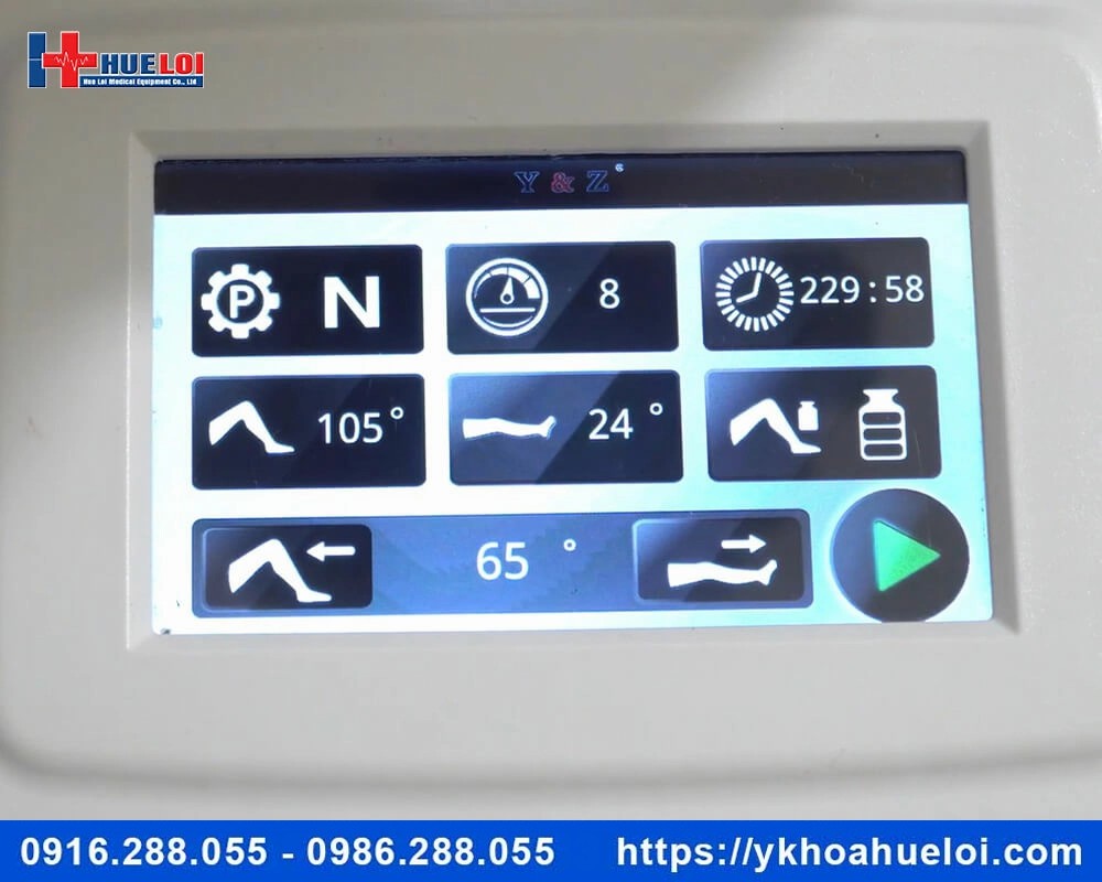 Máy CPM tập vận động khớp gối khớp háng