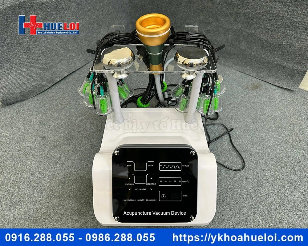Máy điện châm ko kim kèm giác hút