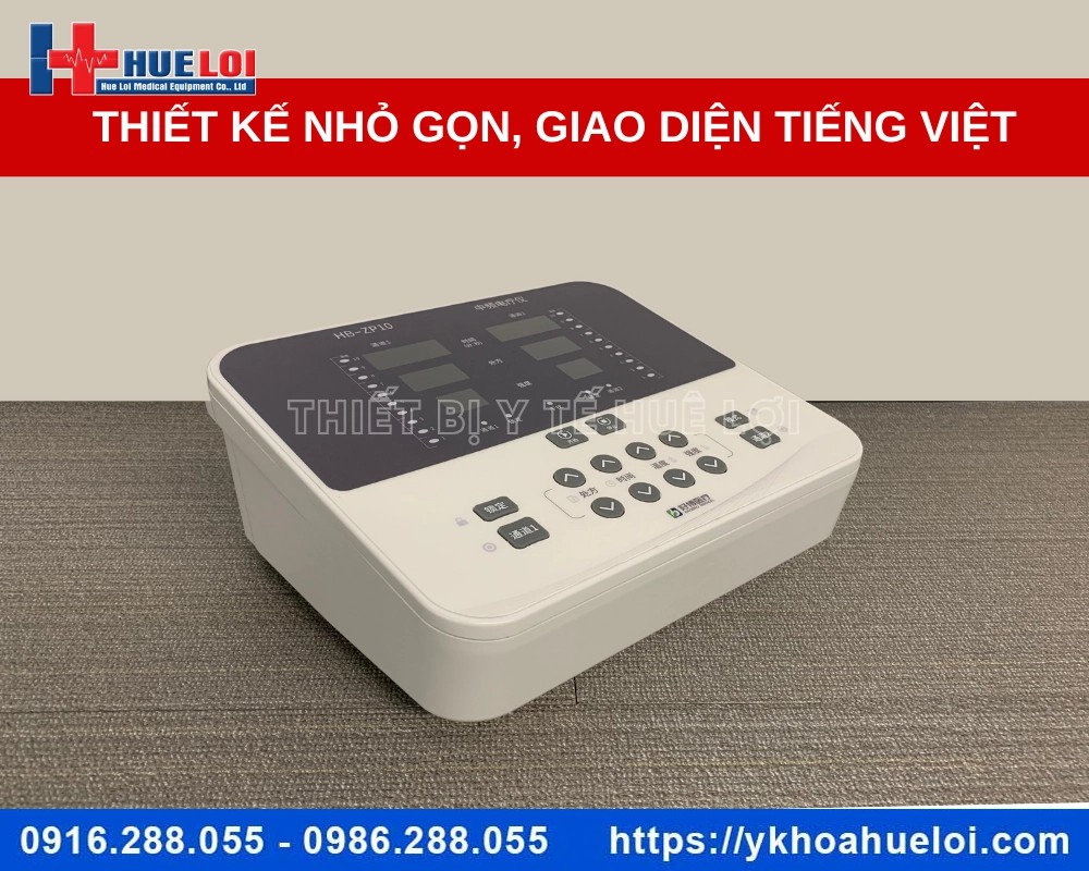 Máy điện xung trung tần giao thoa 2 kênh HB-ZP10