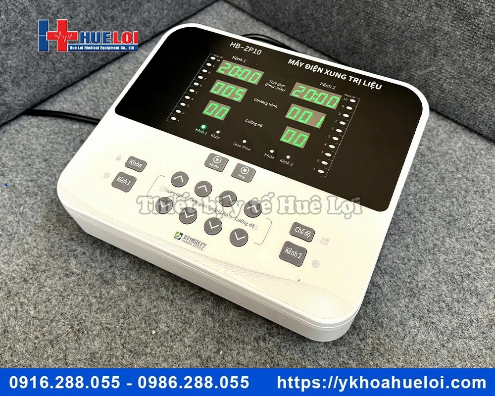 Máy điện xung trung tần giao thoa 2 kênh HB-ZP10