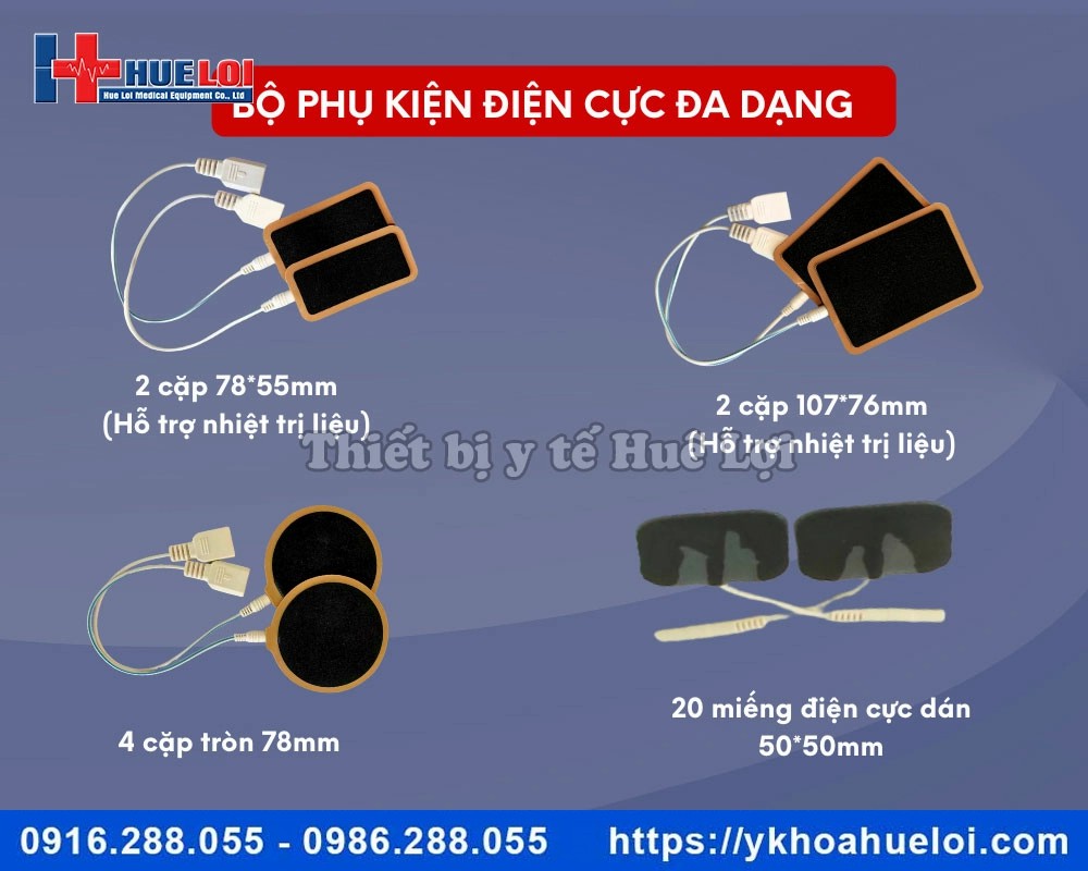 Máy điện xung trung tần giao thoa 4 kênh HB-ZP30