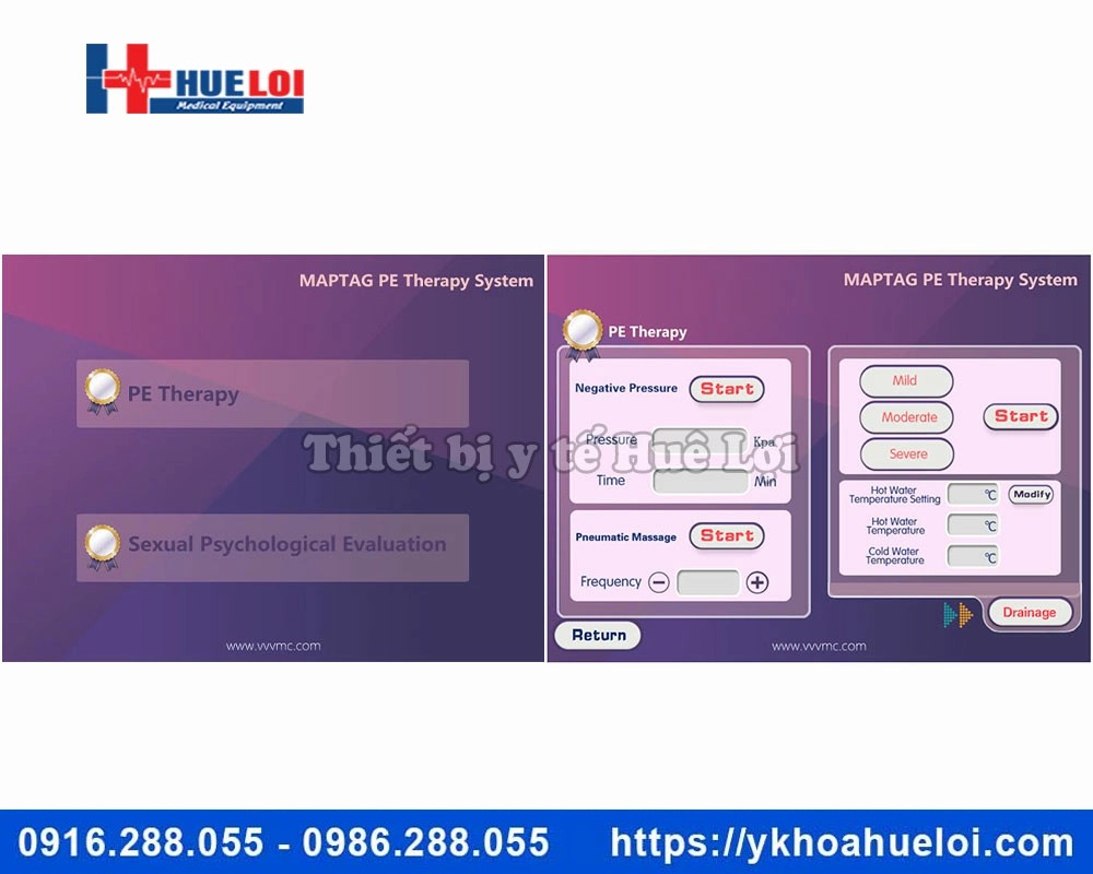 máy điều trị rối loạn cương dương và xuất tinh sớm SW-3503