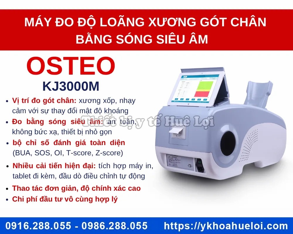 Máy đo loãng xương gót chân cao cấp OSTEOKJ3000M 