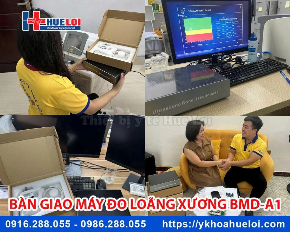 Máy đo mật độ xương bằng sóng siêu âm BMD-A1