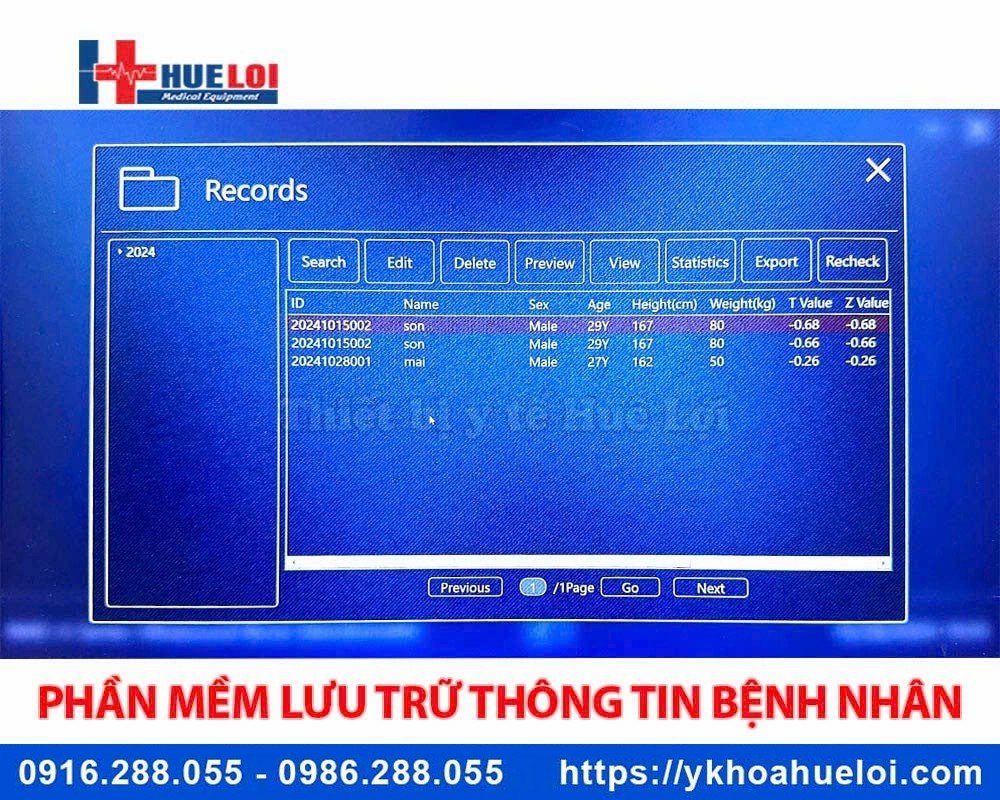 Máy đo mật độ xương bằng sóng siêu âm BMD-A1